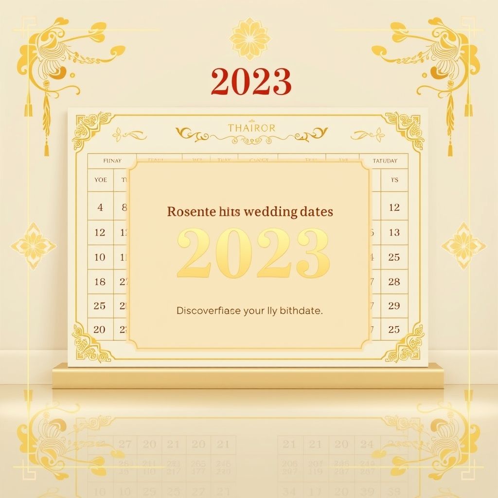 ฤกษ์แต่งงานปี 2566 ดูฟรีจากวันเดือนปีเกิดของคุณ